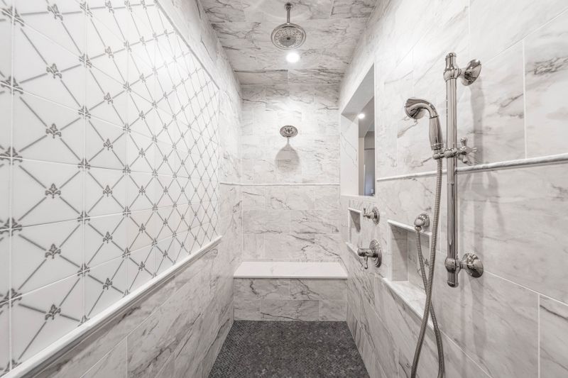Bathroom with Custom Tile Work